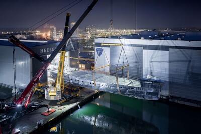 Gallery: Project Evita Reaches a Significant Construction Milestone as Hull and Superstructure Are Joined