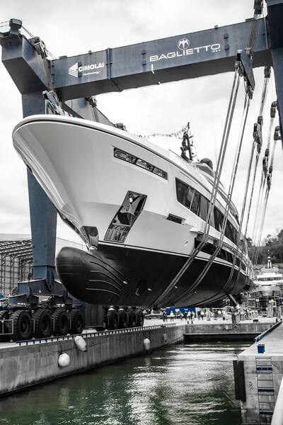 Gallery: Launched Marsa Luna, the Eighth Baglietto T52 Motor Yacht Featuring Hybrid Propulsion