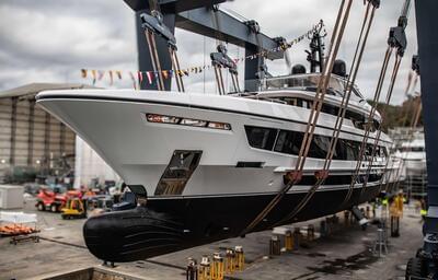 Gallery: Launched Marsa Luna, the Eighth Baglietto T52 Motor Yacht Featuring Hybrid Propulsion